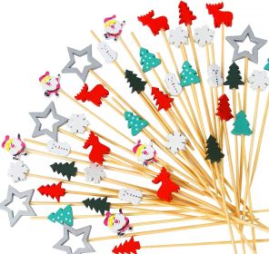 160pcs Christmas Cocktail Picks
