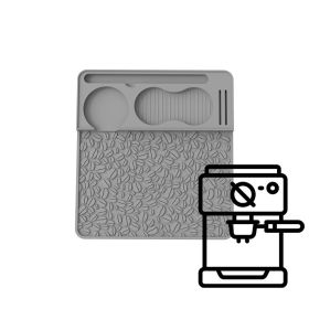 Multi-functions Non-Slip Espresso Bar Mat for Household & Commercial (Color: Gray, Type: Kitchen gadgets)